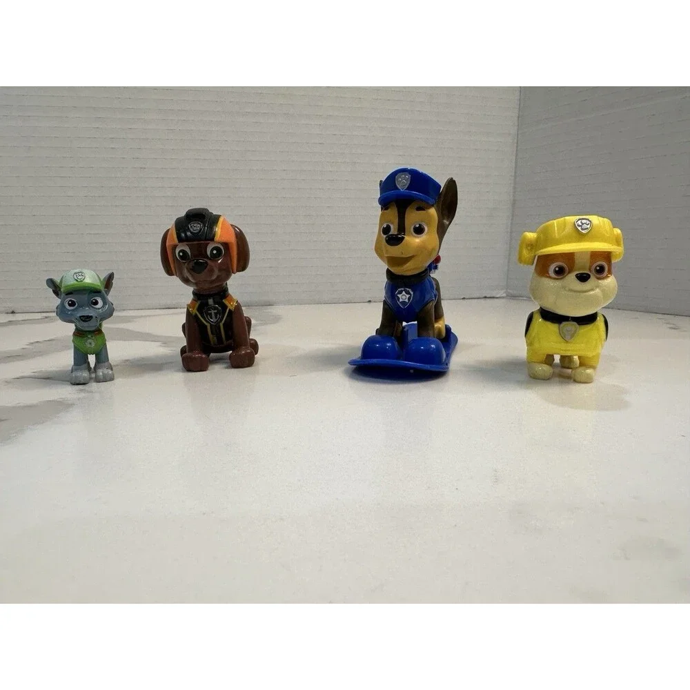 Paw Patrol Lot Of 4 Figures! Est 3” Tall